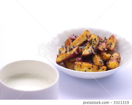 Stir-fried sweet potato with butter 3321319