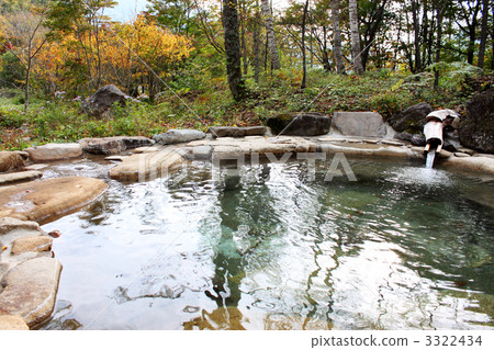 Hirayu's open-air bath 3322434