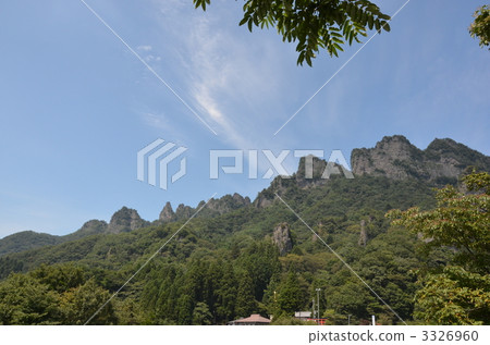 Mountains and sky of Myogi mountain in Gunma prefecture 3326960
