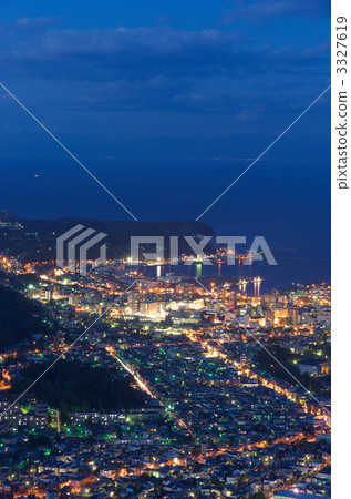 Night view from Otaru Tengu mountain Night view from Otaru Tengu mountain 3327619