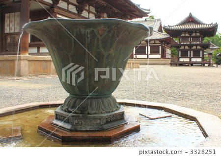 Toshodaiji寺洗手間 3328251