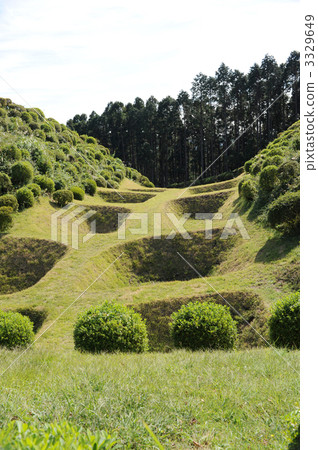 山中城堡Shoji Shoji護城河 山中城堡Shoji Shoji護城河 3329649