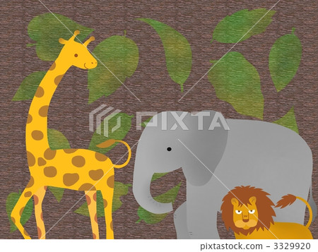 長頸鹿 複數 底圖 3329920