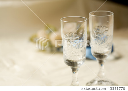 一對水杯 一雙水杯 玻璃 3331770