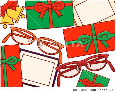 Glasses, gifts, bells and photograph stands Glasses, gifts, bells and photograph stands 3333295