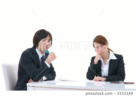 擔心的商人 3333349