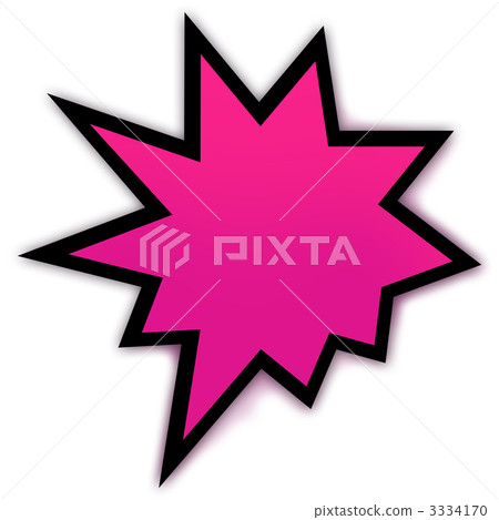 Jagged Pink Callout 3334170