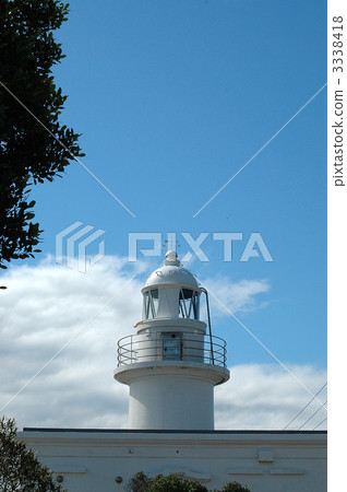 Castle Island Lighthouse and blue sky 3338418