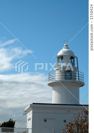 Castle Island Lighthouse and blue sky Castle Island Lighthouse and blue sky 3338424