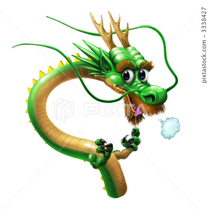 Yellow green pop dragon 3338427