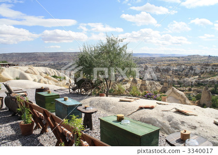 Open cafe in Cappadocia 3340017