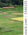 水稻收穫後 小湊鉄道 關東 3340195