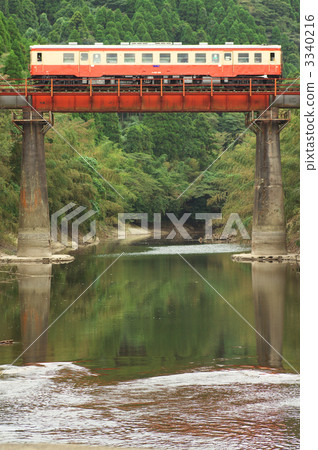 kiha 52, isumi railroad, train 3340216