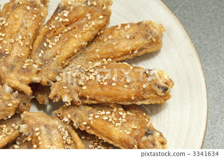 Deep-fried delicious chicken wings Deep-fried delicious chicken wings 3341634