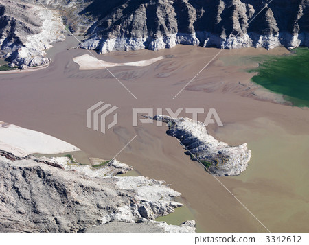 Aerial of Lake Mead. 3342612