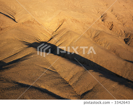 Aerial of desert. Aerial of desert. 3342643