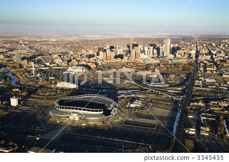 Cityscape of Denver, Colorado, USA. 3345435