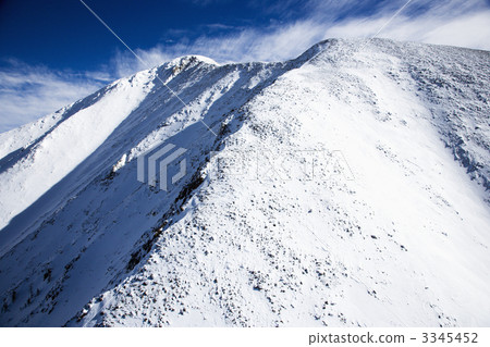 Snowy mountain landscape, Colorado. Snowy mountain landscape, Colorado. 3345452