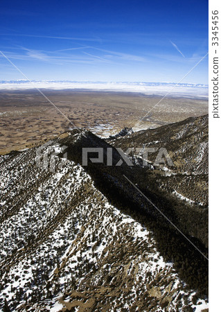 Aerial mountain landscape, Colorado. Aerial mountain landscape, Colorado. 3345456