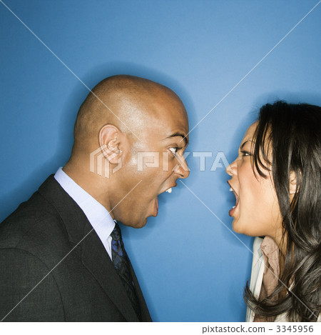 Businesspeople yelling at eachother. 3345956
