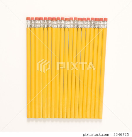 Row of new pencils. 3346725