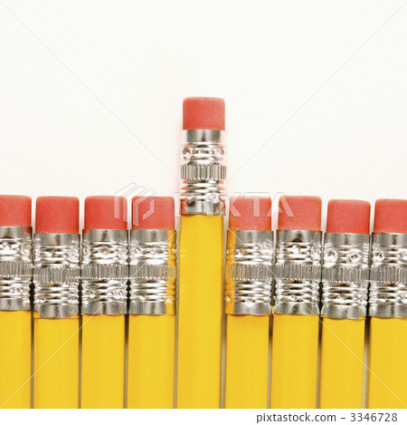 Row of pencils. 3346728