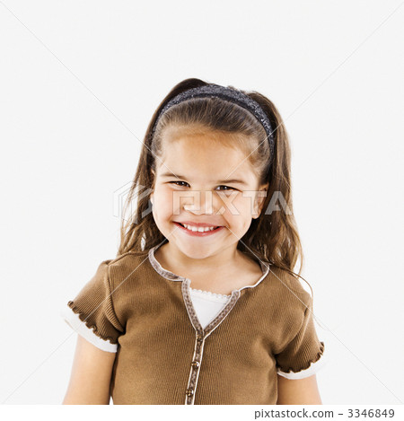 Little smiling hispanic girl. 3346849