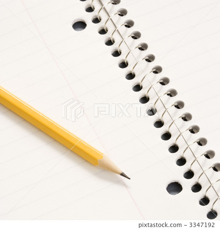 Pencil and notebook. Pencil and notebook. 3347192