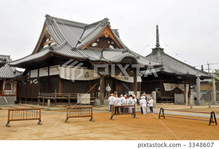 [Shikoku 88 places] No. 87, Nagao-ji Temple, a pilgrimage visit, Sanuki City, Kagawa Prefecture 3348607