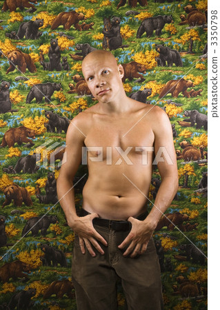 Shirtless male portait. Shirtless male portait. 3350798