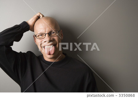 Man scratching head. Man scratching head. 3350868