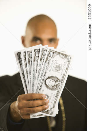 Man with money. Man with money. 3351009