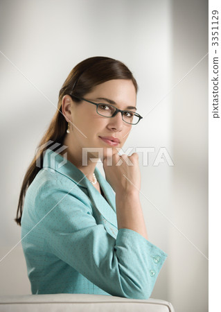 Portrait of business woman. Portrait of business woman. 3351129