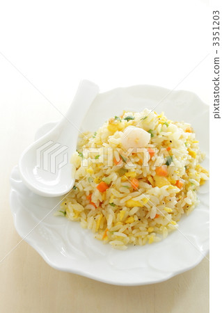 Stock Photo: shrimp fried rice, dish, hong kong cuisine