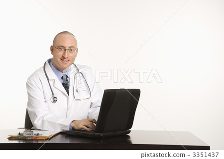 Male Caucasian doctor. Male Caucasian doctor. 3351437
