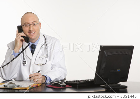Male Caucasian doctor. Male Caucasian doctor. 3351445