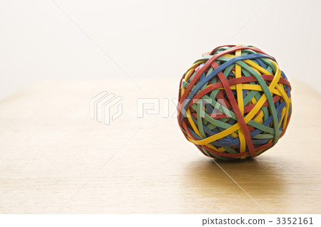 Rubber band ball. 3352161