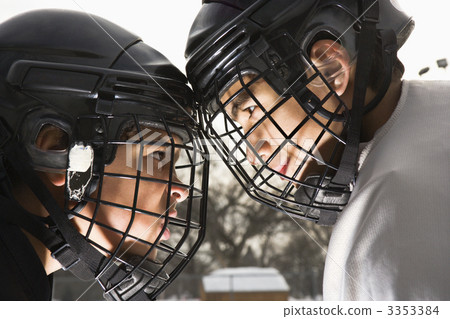 Ice hockey confrontation. 3353384
