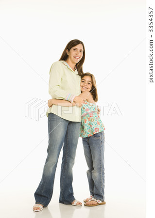 Mother and daughter. 3354357