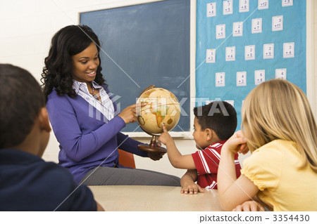 Teacher Holding Globe Teacher Holding Globe 3354430
