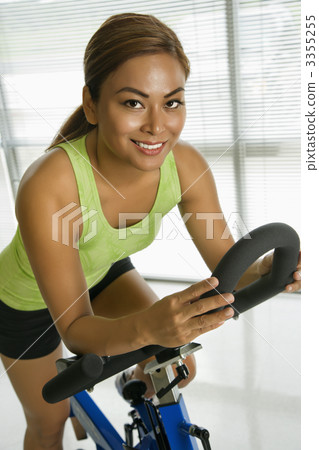 Woman exercising. 3355255