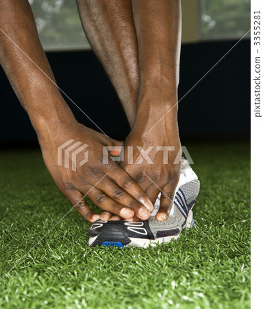 Male stretching. 3355281