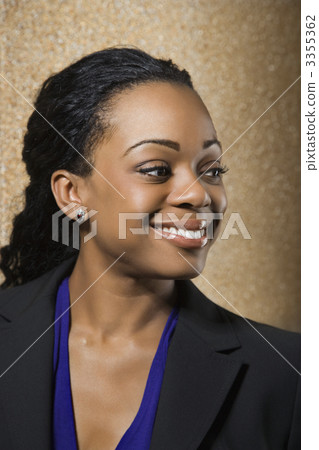 Businesswoman smiling. 3355362