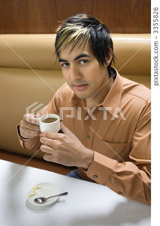 Man drinking expresso. 3355826