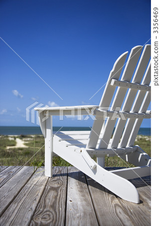 Chair on beach deck. 3356469