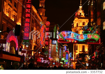 Night view of Shanghai 3357732