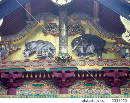 imagination of elephant, sculpture, nikko tosho-gu shrine 3358653