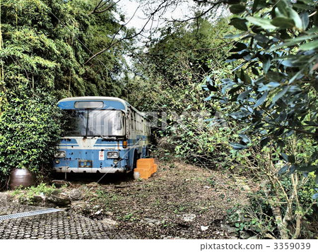 abandoned bus, obsolete bus, showa 3359039