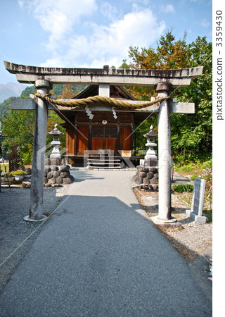 "Akiha Shrine" in Shirakawa-go (Ogimachi, Shirakawa-mura, Ono-gun, Gifu Prefecture) 3359430