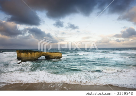 Coastal rock formation. 3359548